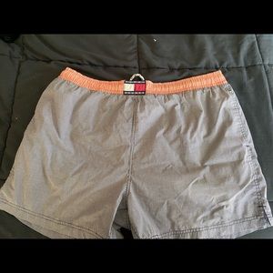 VINTAGE TOMMY HILFIGER SWIM TRUNKS! Large